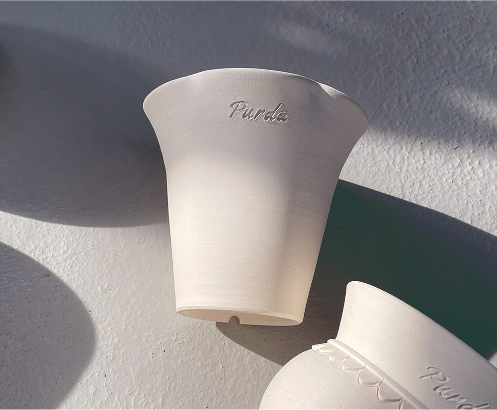 OBJET | flower pot - White