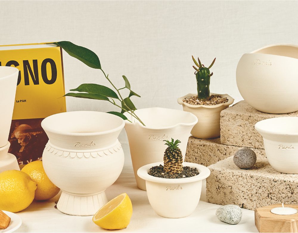 OBJET | flower pot - White