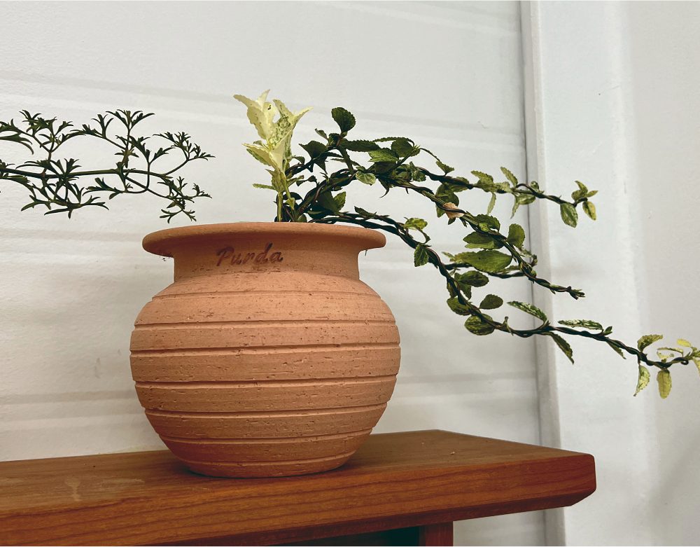 OBJET | fish bowl pot - Beige