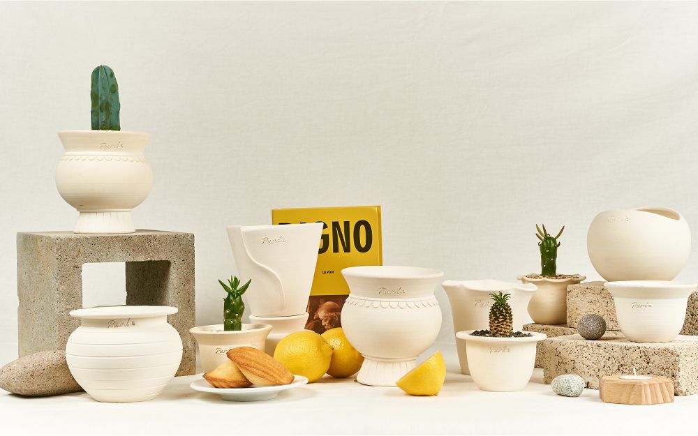 OBJET | fish bowl pot - White