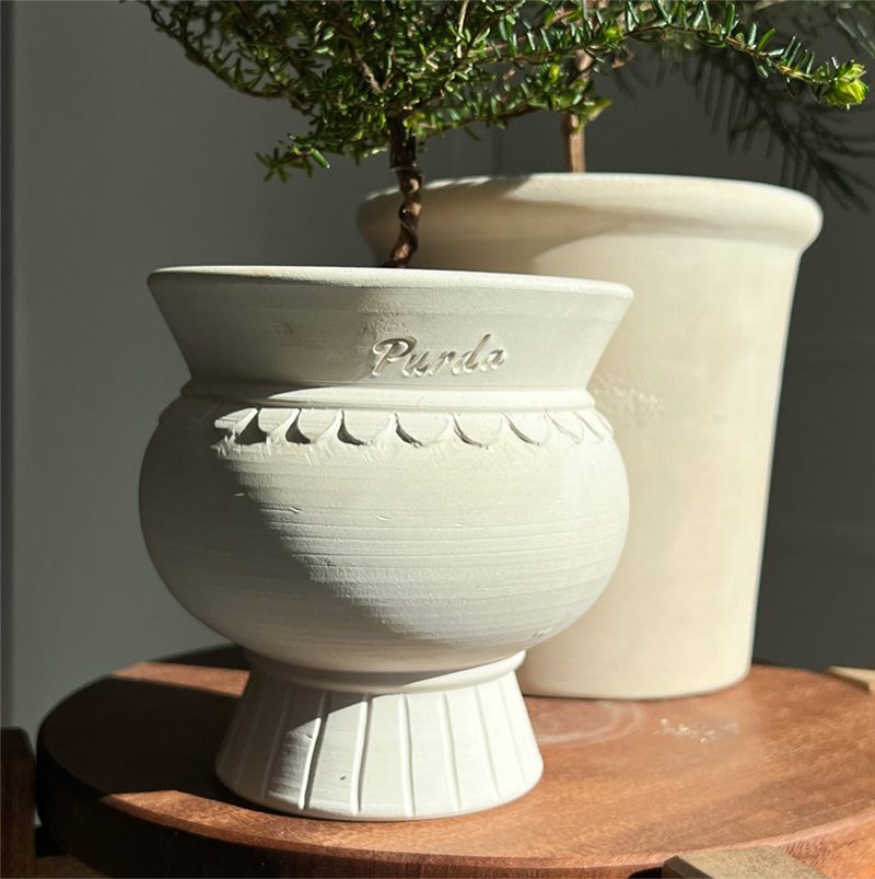 OBJET | greece pot - White