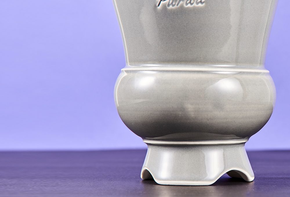 ENAMEL | goblet pot - Gray