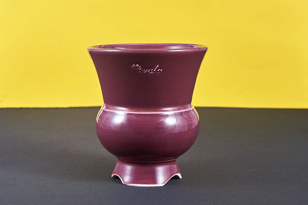 ENAMEL | goblet pot - Grape