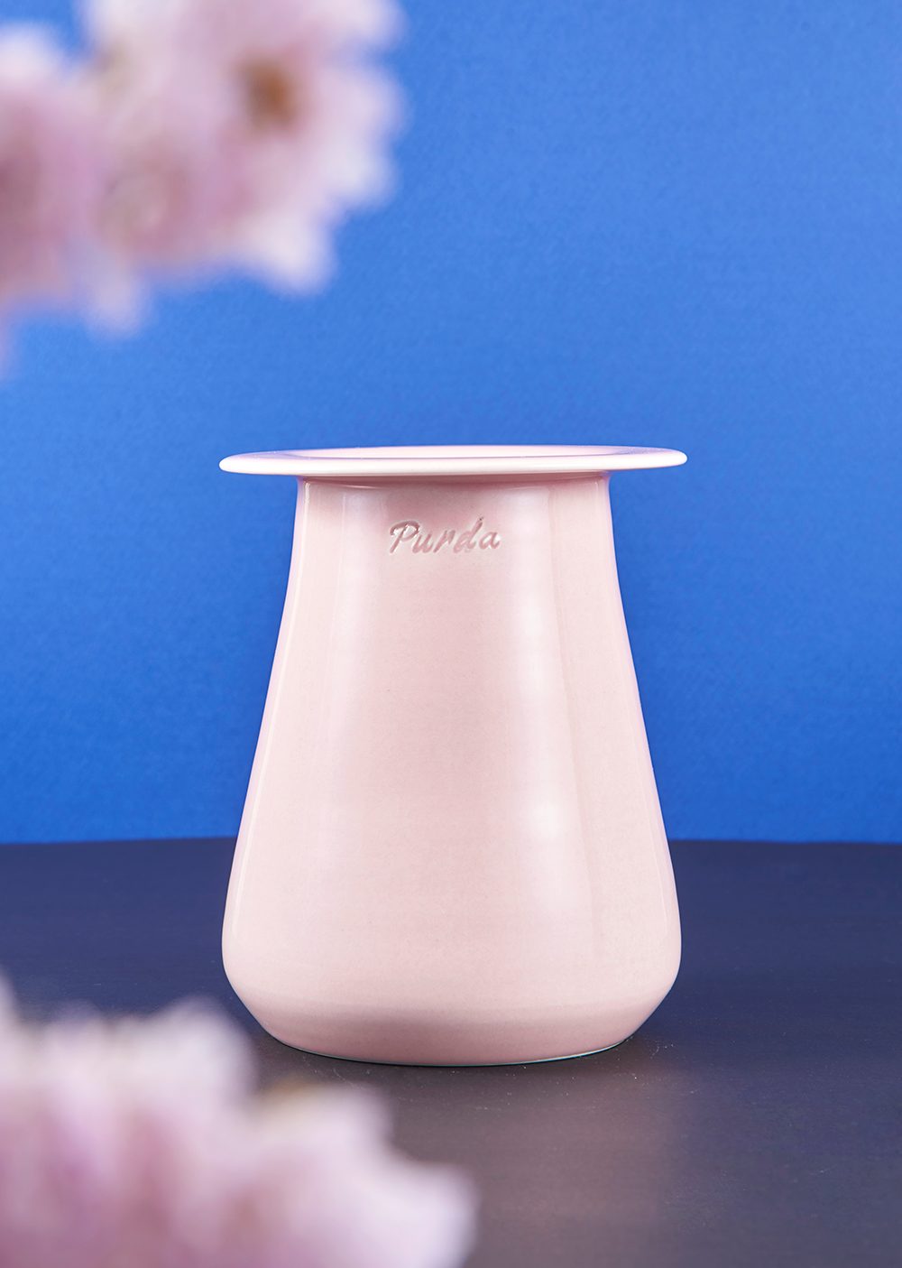 ENAMEL | long pot - Cherry blossom