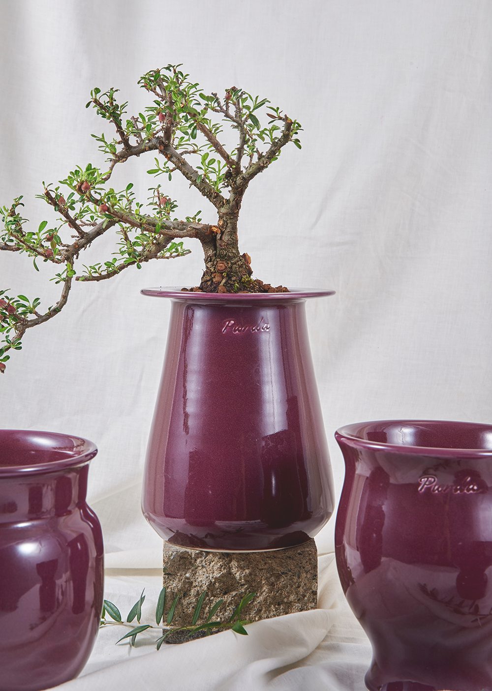 ENAMEL | long pot - Grape