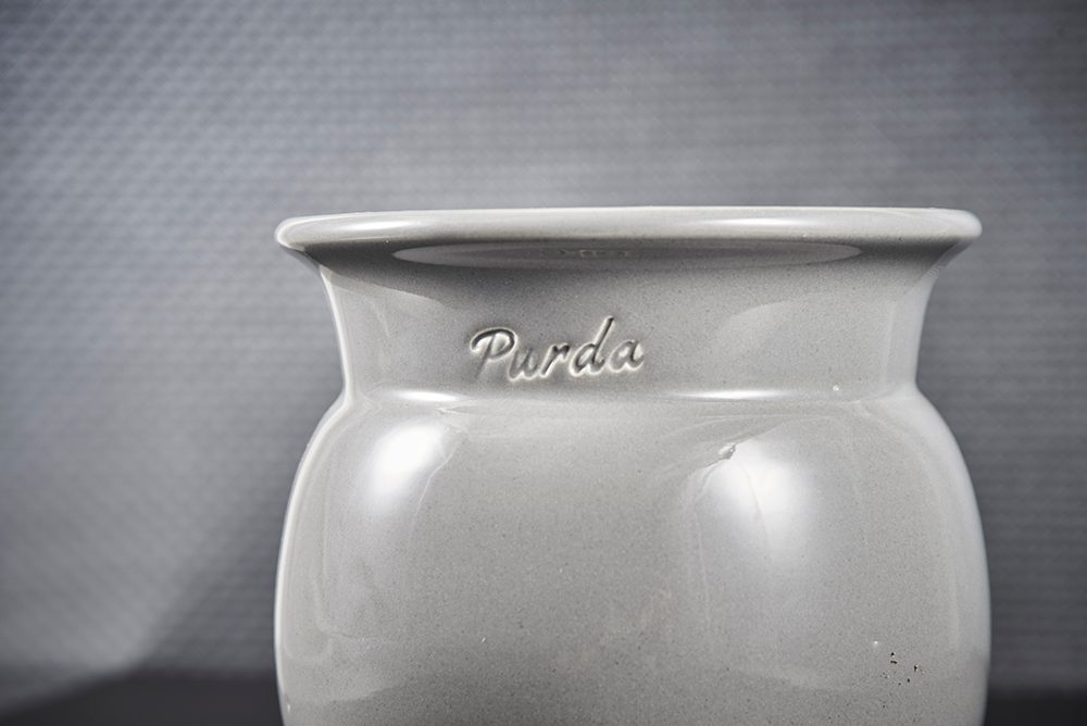 ENAMEL | bottle pot - Gray
