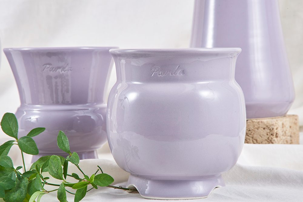 ENAMEL | bottle pot - Lavender