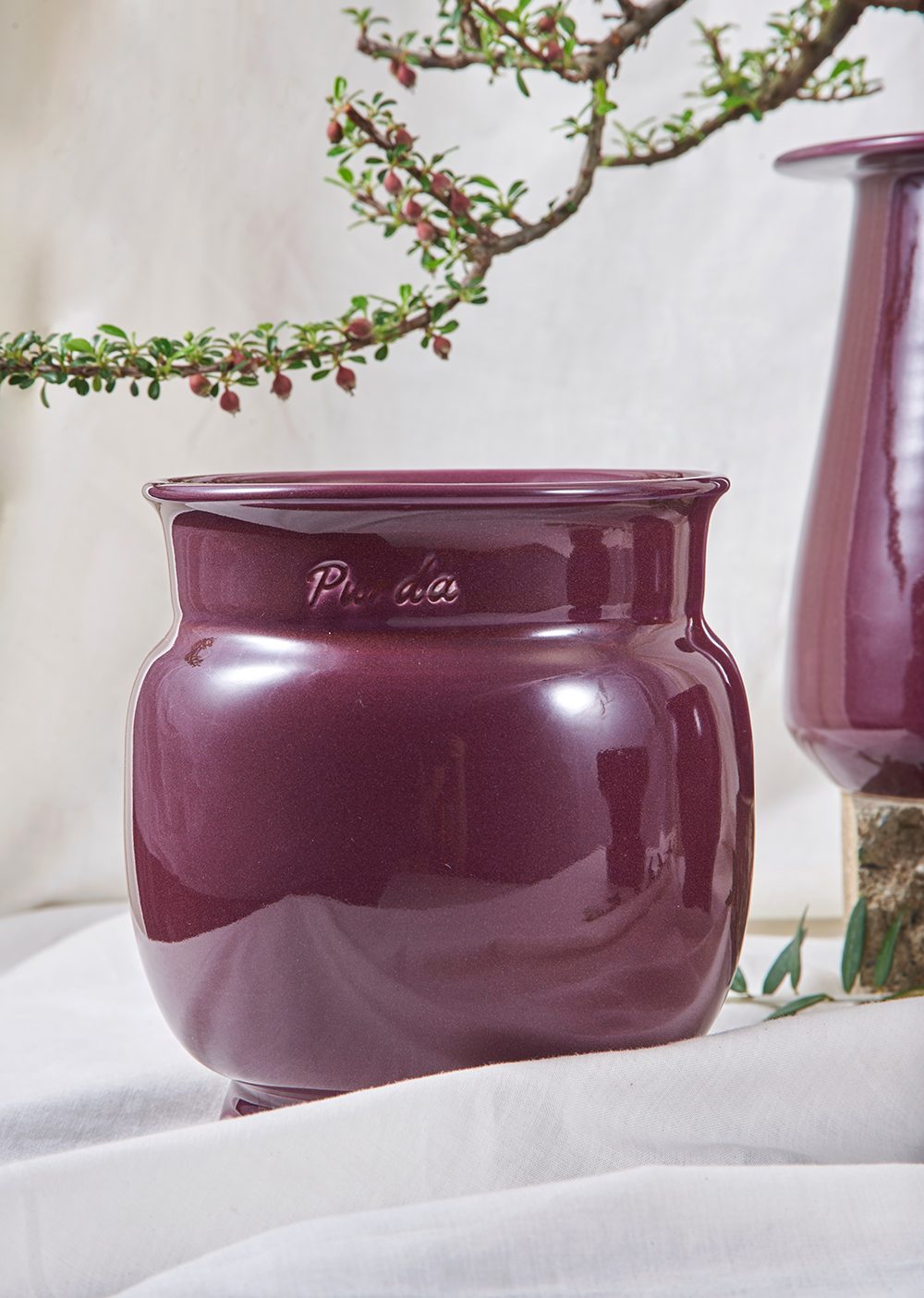 ENAMEL | bottle pot - Grape