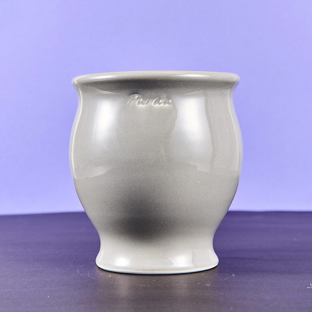 ENAMEL | natural pot - Gray