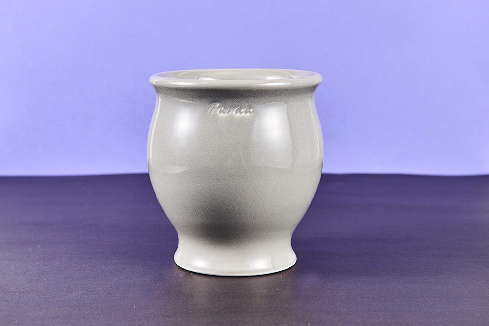 ENAMEL | natural pot - Gray