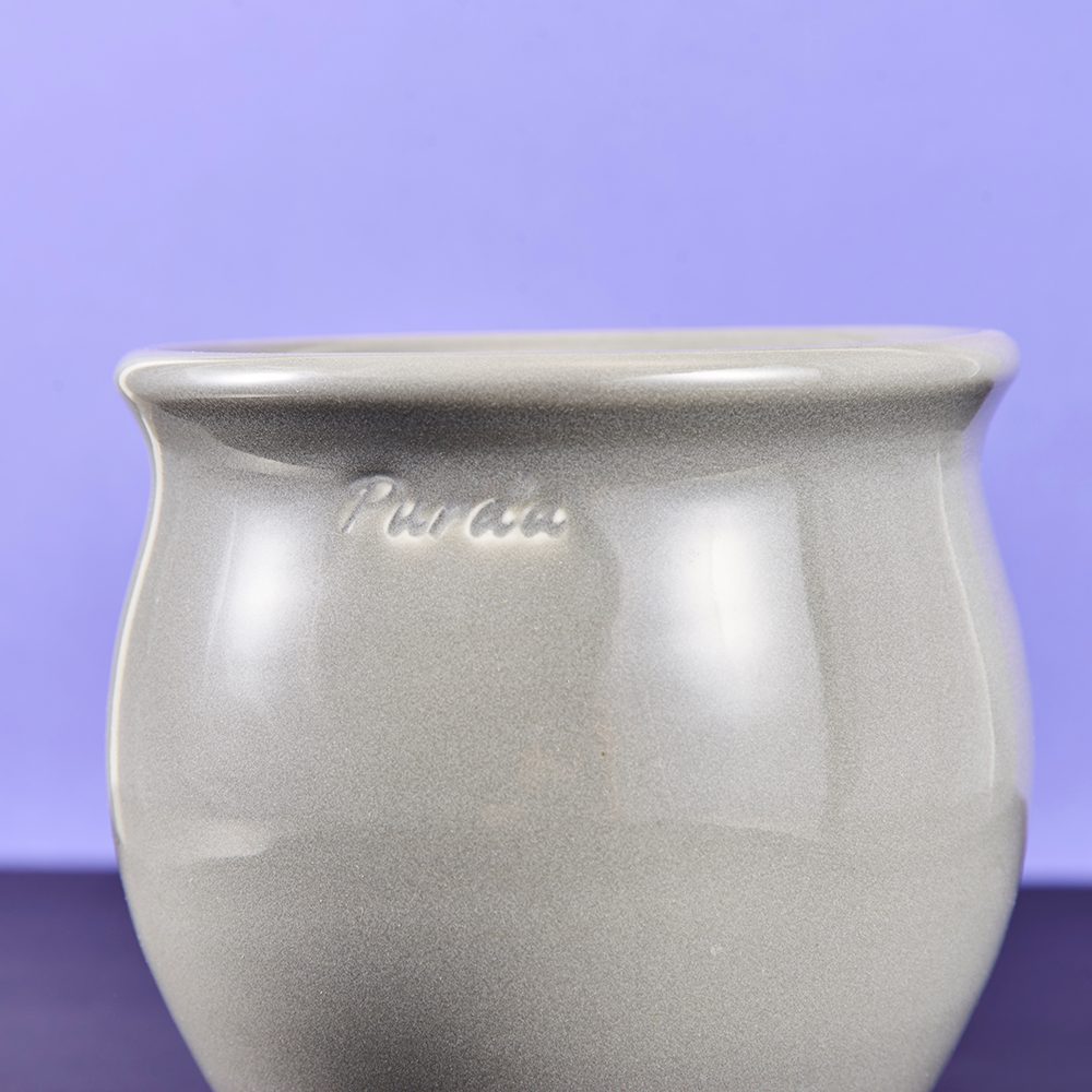 ENAMEL | natural pot - Gray