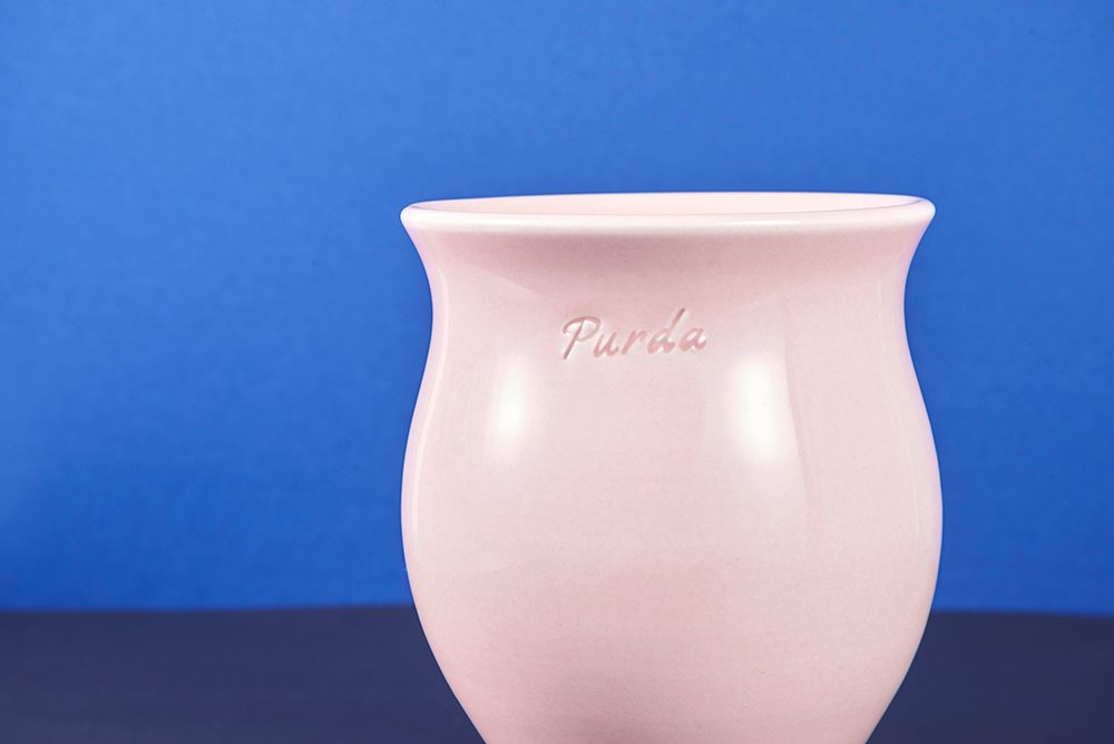 ENAMEL | natural pot - Cherry blossom