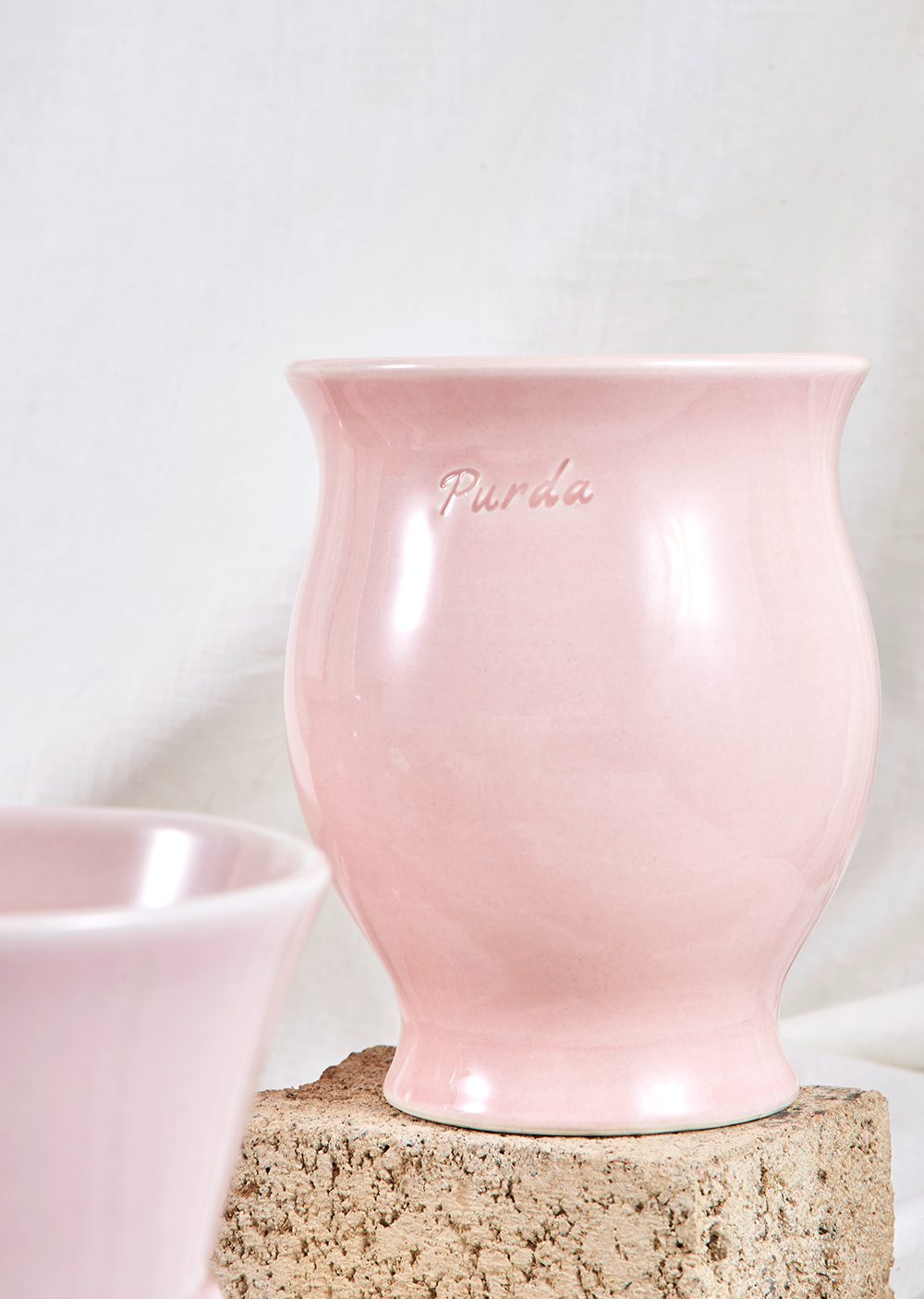 ENAMEL | natural pot - Cherry blossom