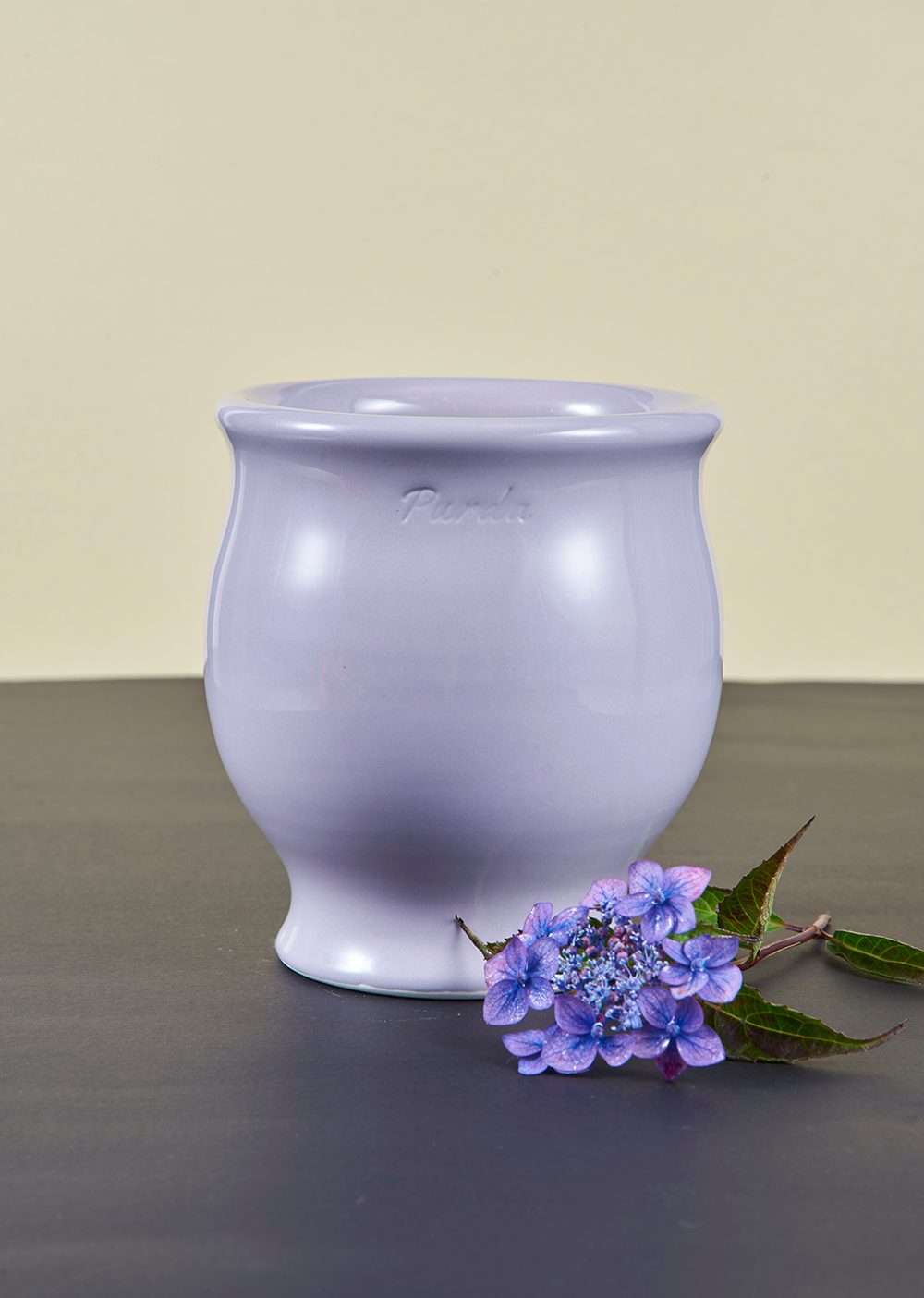 ENAMEL | natural pot - Lavender