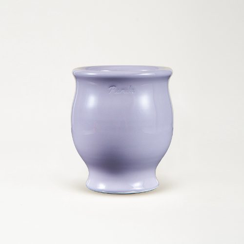 에나멜 내추럴 화분 - 라벤더
