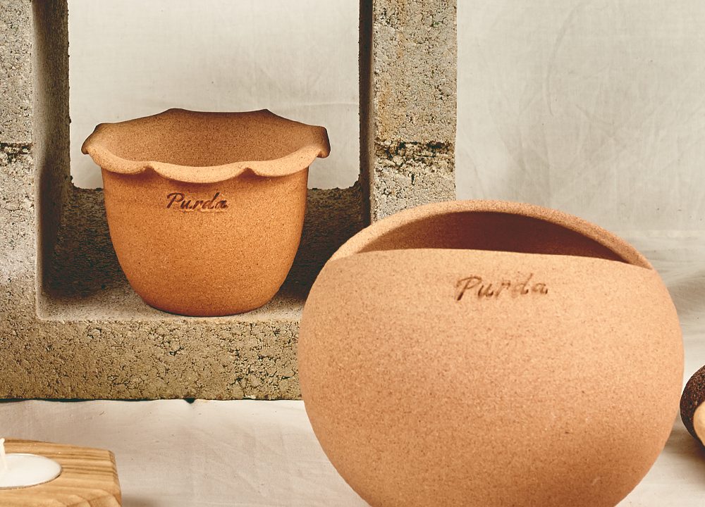 OBJET | ruffle pot - Beige