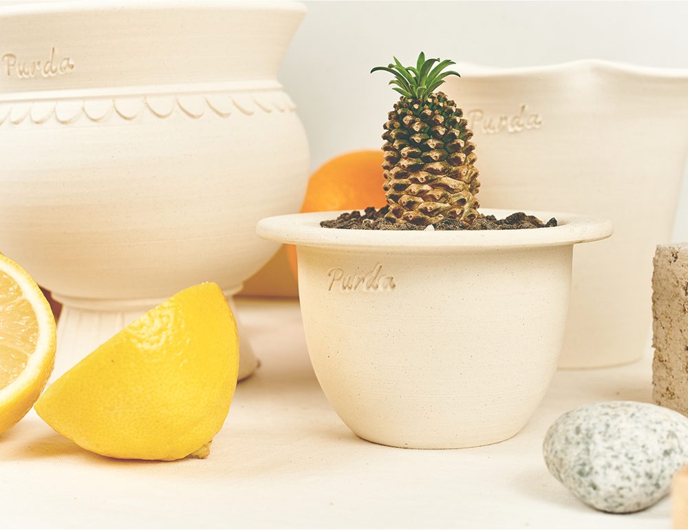 OBJET | plane pot - White