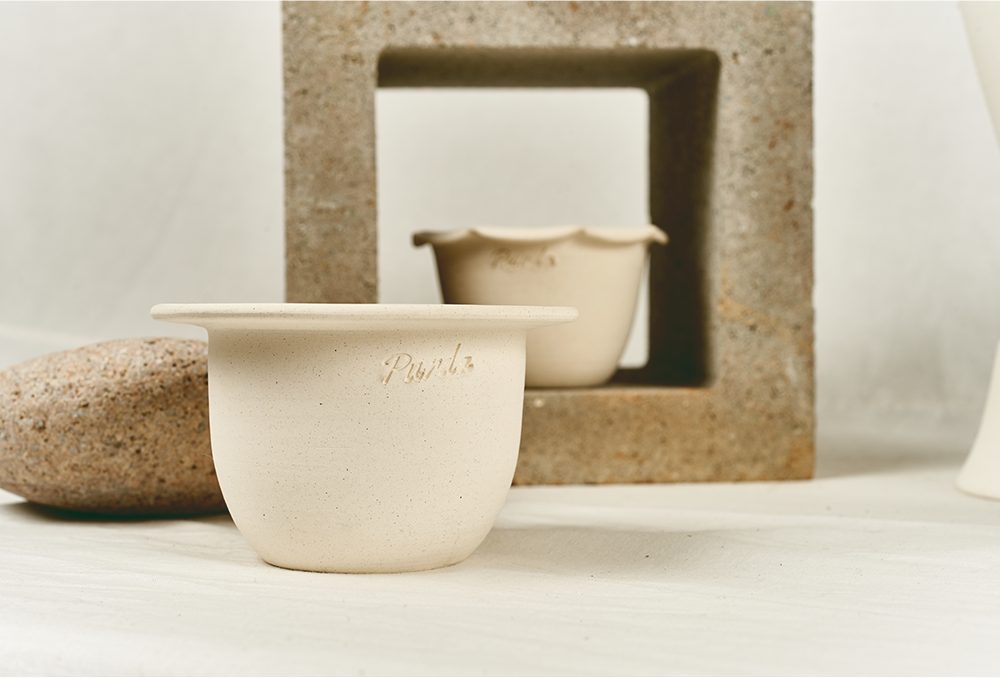 OBJET | plane pot - White