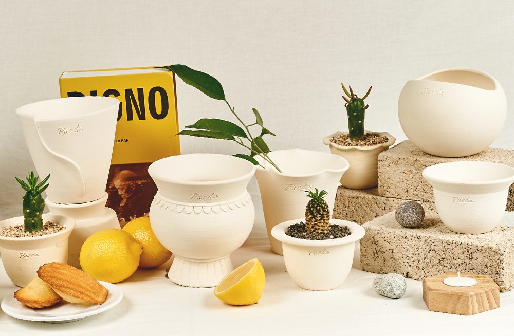 OBJET | plane pot - White