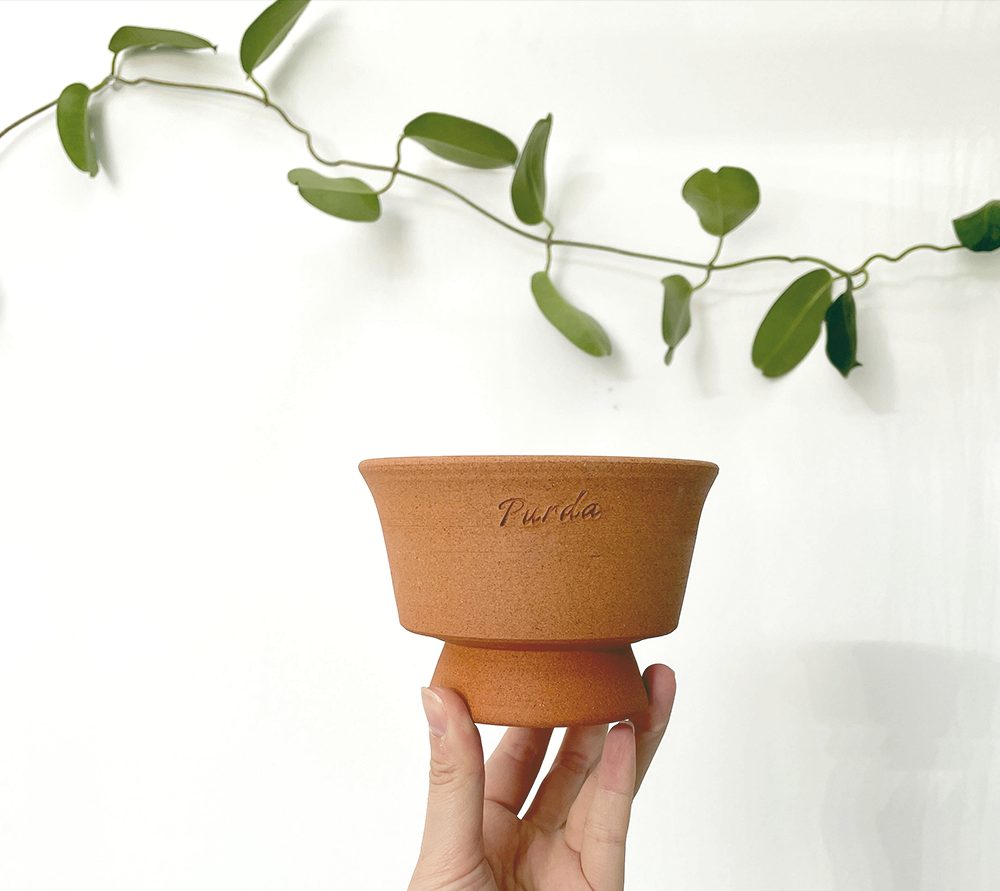 OBJET | square tray pot - Beige