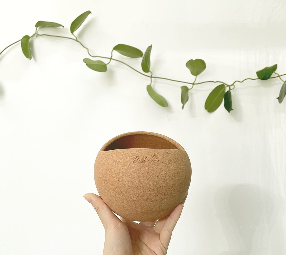 OBJET | ball pot - Beige