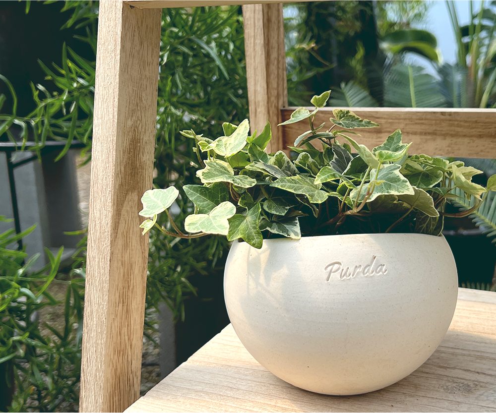 OBJET | ball pot - White